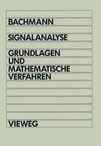 Bild vom Artikel Signalanalyse vom Autor Wolfgang Bachmann