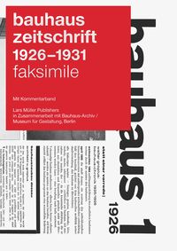 Produktbild: Bauhaus zeitschrift 1926 - 1931