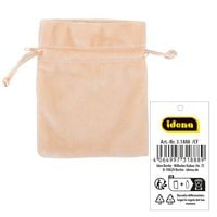Produktbild: Idena Stoffs&auml;ckchen aus Samt creme 10x13cm