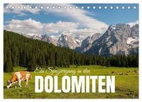 Produktbild: Ein Spaziergang in den Dolomiten (Tischkalender 2027 DIN A5 quer), CALVENDO Monatskalender