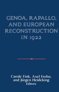 Produktbild: Genoa, Rapallo, and European Reconstruction in 1922