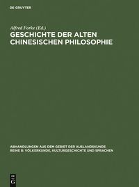 Produktbild: Geschichte der alten chinesischen Philosophie