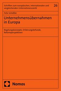 Produktbild: Unternehmens&uuml;bernahmen in Europa