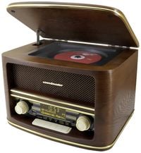 Produktbild: Soundmaster NR961 Tischradio DAB+, UKW AUX, USB, CD, Bluetooth&reg; Inkl. Fernbedienung Braun
