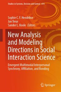 Produktbild: New Analysis and Modeling Directions in Social Interaction Science
