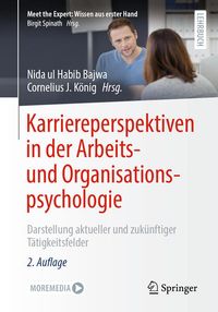 Produktbild: Karriereperspektiven in der Arbeits- und Organisationspsychologie