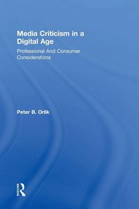 Produktbild: Media Criticism in a Digital Age