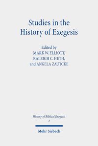 Produktbild: Studies in the History of Exegesis