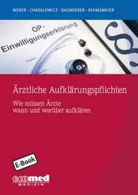Produktbild: &Auml;rztliche Aufkl&auml;rungspflichten
