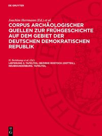Produktbild: Bezirke Rostock (Ostteil), Neubrandenburg. Tafelteil