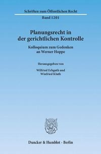 Produktbild: Planungsrecht in der gerichtlichen Kontrolle.