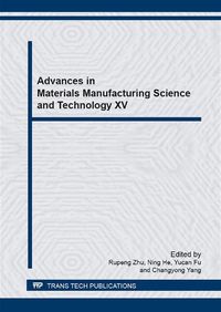 Produktbild: Advances in Materials Manufacturing Science and Technology XV
