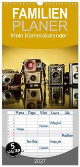 Produktbild: Familienplaner 2027 - Mein Kamerakalender mit 5 Spalten (Wandkalender, 21 x 45 cm) CALVENDO