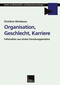 Produktbild: Organisation, Geschlecht, Karriere