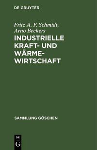 Produktbild: Industrielle Kraft- und W&auml;rmewirtschaft