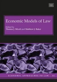 Produktbild: Economic Models of Law