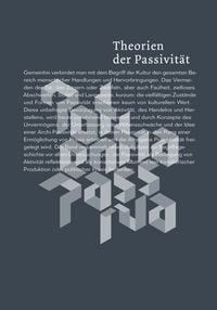 Produktbild: Theorien der Passivit&auml;t