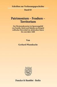 Produktbild: Patrimonium - Feudum - Territorium.