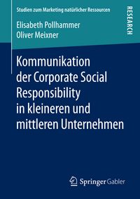 Produktbild: Kommunikation der Corporate Social Responsibility in kleineren und mittleren Unternehmen