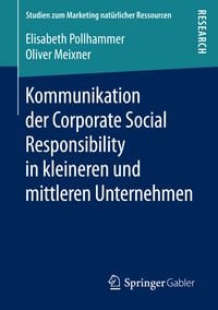 Produktbild: Kommunikation der Corporate Social Responsibility in kleineren und mittleren Unternehmen