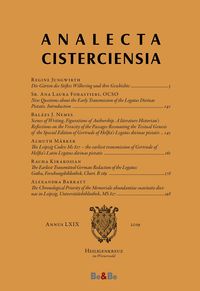 Produktbild: Analecta Cisterciensia 69 (2019)