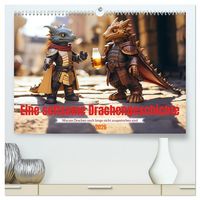Produktbild: Eine seltsame Drachengeschichte (hochwertiger Premium Wandkalender 2026 DIN A2 quer), Kunstdruck in Hochglanz