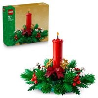 Produktbild: LEGO 40743 Weihnachtsgesteck, Spielzeug f&uuml;r M&auml;dchen und Jungen, DIY Set