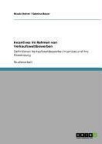 Produktbild: Incentives im Rahmen von Verkaufswettbewerben