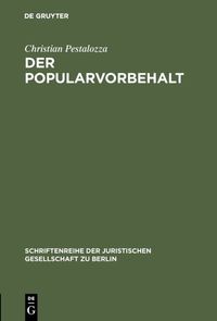 Produktbild: Der Popularvorbehalt