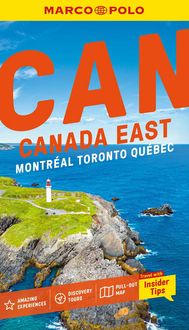 Produktbild: Marco Polo Canada East Pocket Travel Guide | Pull-out Map | Local Knowledge | Covers: Montreal, Toronto, Quebec and more