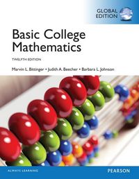 Produktbild: Bittinger, M: Basic College Mathematics, Global Edition