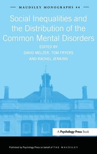 Produktbild: Social Inequalities and the Distribution of the Common Mental Disorders