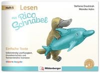 Produktbild: Lesen mit Rico Schnabel, Heft 5: Einfache Texte - silbierte Ausgabe