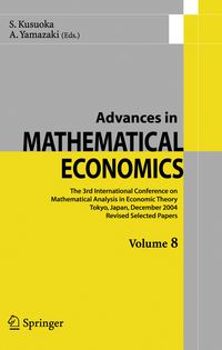 Produktbild: Advances in Mathematical Economics Volume 8