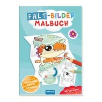 Produktbild: Tr&ouml;tsch Malbuch Faltbilder-Malbuch Dino