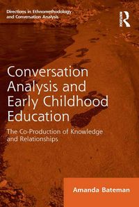 Produktbild: Conversation Analysis and Early Childhood Education