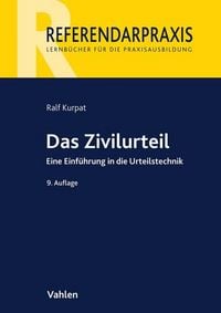 Produktbild: Das Zivilurteil