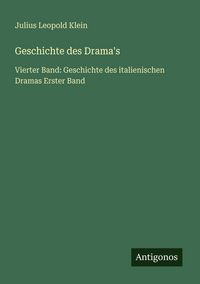 Produktbild: Geschichte des Drama's
