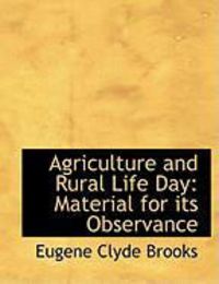 Produktbild: Agriculture and Rural Life Day: Material for Its Observance