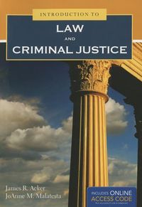 Produktbild: Acker, J: Introduction to Law and Criminal Justice