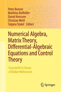 Produktbild: Numerical Algebra, Matrix Theory, Differential-Algebraic Equations and Control Theory