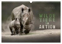 Produktbild: WILDE TIERE IN AKTION (Wandkalender 2027 DIN A3 quer), CALVENDO Monatskalender
