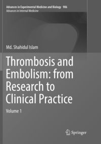 Produktbild: Thrombosis and Embolism: from Research to Clinical Practice