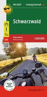 Produktbild: Schwarzwald, Motorradkarte 1:200.000, freytag & berndt