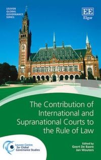 Produktbild: The Contribution of International and Supranational Courts