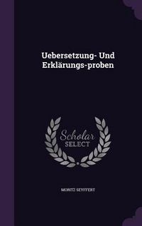 Produktbild: Uebersetzung- Und Erkl&auml;rungs-proben