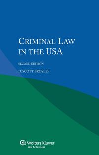 Produktbild: Criminal Law in the USA