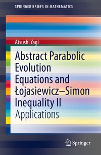 Produktbild: Abstract Parabolic Evolution Equations and Łojasiewicz&ndash;Simon Inequality II