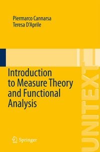 Produktbild: Introduction to Measure Theory and Functional Analysis