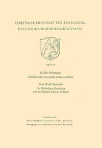 Produktbild: Das Deutsche historische Institut in Rom Die Bibliotheca Hertziana und der Palazzo Zuccari in Rom